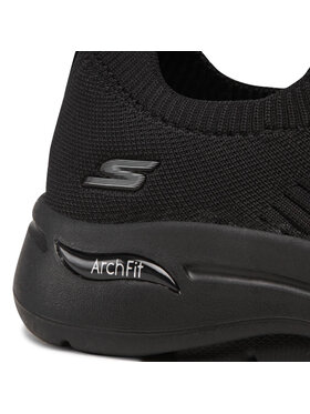 Skechers Tenisice Go Walk Arch Fit Iconic 124409/BBK Crna