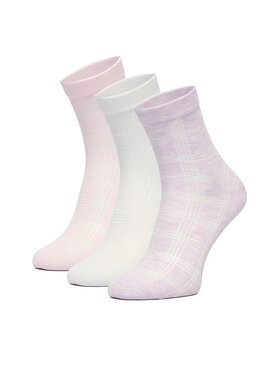 Nine West Nine West Rövid zoknik CEO_BR_NW_25079_W_AW25 (3 PACK) Rózsaszín