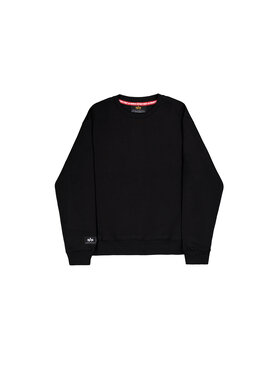 Alpha Industries Alpha Industries Mikina Label Backprint Sweatshirt Černá Regular Fit