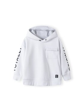 MINOTI MINOTI Bluza 17FLEECE 89 Biały Regular Fit