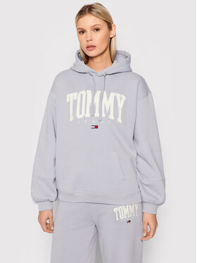 Tommy Jeans Tommy Jeans Sweatshirt Collegiate DW0DW12102 Violett Relaxed Fit