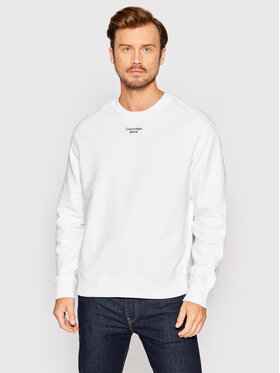 Calvin Klein Jeans Calvin Klein Jeans Sweatshirt J30J320044 Weiß Regular Fit