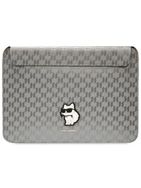 KARL LAGERFELD KARL LAGERFELD Etui na laptopa do 14 cal Srebrny