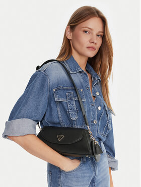 Guess Guess Дамска чанта Bolena HWZG92 07190 Черен