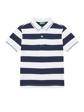 United Colors Of Benetton United Colors Of Benetton Поло 39QAC301T Cиній Regular Fit