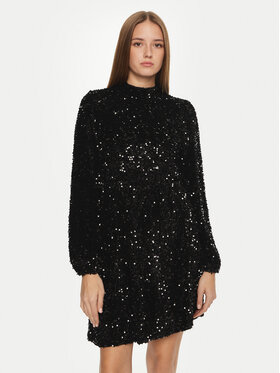 Vila Vila Rochie cocktail 14103750 Negru Regular Fit