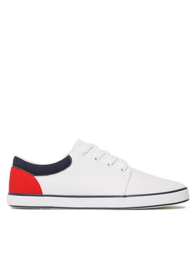 Lanetti Lanetti Sneakers aus Stoff MS20347-11 Weiß