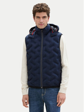 Tom Tailor Tom Tailor Weste 1041313 Dunkelblau Regular Fit