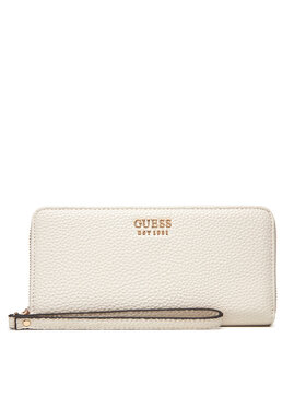 Guess Guess Голям дамски портфейл Brenton Slg SWPG96 48146 Екрю