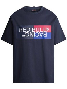 Pepe Jeans Pepe Jeans T-Shirt Red Bull Racing Color Block Logo Granatowy Regular Fit