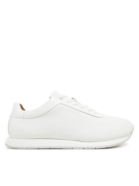 Calvin Klein Calvin Klein Sneakersy Low Prof Runn Laceup Rubb Lth HM0HM01707 Bílá