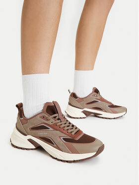 Calvin Klein Calvin Klein Sportcipők Hike Runner Ck Stripe Refl Su HW0HW03107 Barna