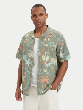 Billabong Billabong Košeľa Vacay EBYWT03019 Tmavo zelená Relaxed Fit