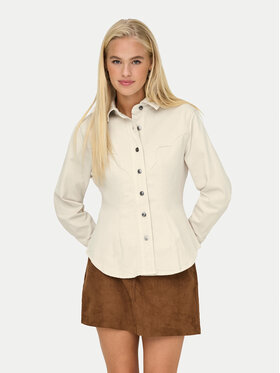 ONLY ONLY Джинсова сорочка Perla 15359156 Бежевий Slim Fit
