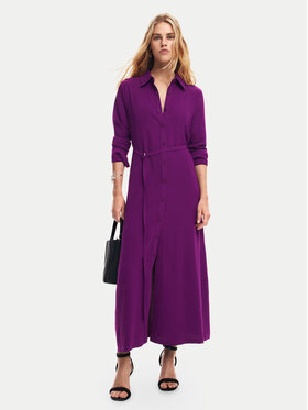 Desigual Desigual Marškinių tipo suknelė Washington 24WWVW44 Violetinė Regular Fit