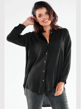 Awama Awama Camicia A525 Nero Basic Fit