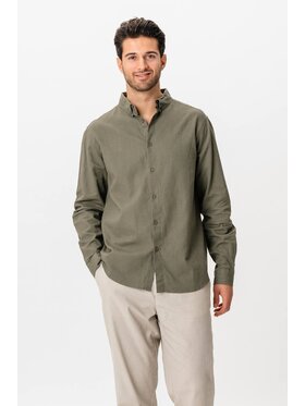 TeeShoppen TeeShoppen Koszula 'Basic Collection' Khaki Regular Fit