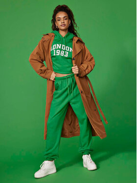 ONLY ONLY Spodnie dresowe Toddy 15311686 Zielony Regular Fit