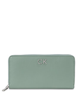 Calvin Klein Calvin Klein Portfel damski Re-Lock Z/A Wallet Lg K60K609699 Zielony