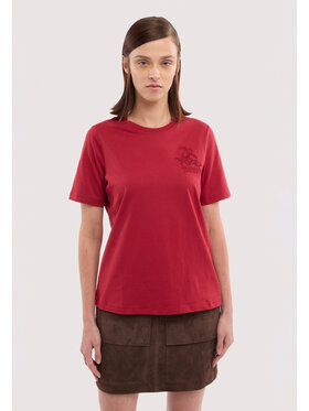 Trussardi Trussardi T-Shirt G1156000243N036 Czerwony Regular Fit
