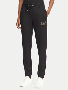 EA7 Emporio Armani EA7 Emporio Armani Teplákové kalhoty 8NTP66 TJ9RZ 1200 Černá Regular Fit