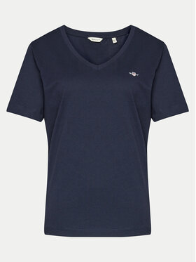 Gant Gant T-Shirt Shield 4200750 Granatowy Regular Fit