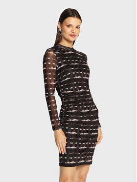 b.young b.young Každodenné šaty Starry 20812294 Čierna Slim Fit