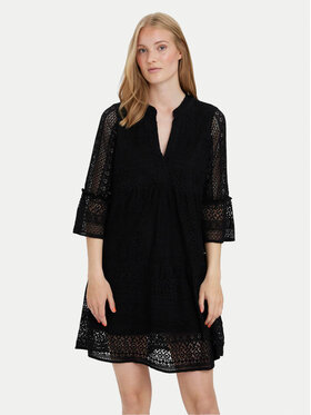 Vero Moda Vero Moda Φόρεμα καλοκαιρινό Honey 10275875 Μαύρο Relaxed Fit