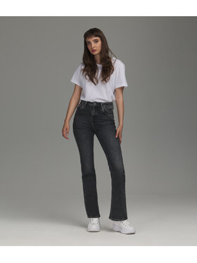 Lee Cooper Lee Cooper Jeansy BECCA Szary Flared Leg