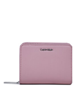 Calvin Klein Calvin Klein Мале жіноче портмоне Ck Must Z/A Wallet W/Flap Md K60K607432 Рожевий