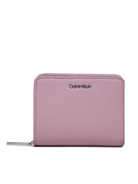 Calvin Klein Calvin Klein Maža Moteriška Piniginė Ck Must Z/A Wallet W/Flap Md K60K607432 Rožinė