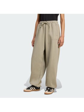 adidas adidas Spodnie capri 151025 Zielony Oversize