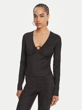 Just Cavalli Just Cavalli Блуза 79PAH638 J0251 Черен Slim Fit