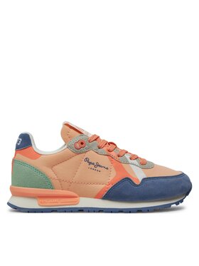 Pepe Jeans Pepe Jeans Αθλητικά Brit Print G PGS40001 Πορτοκαλί