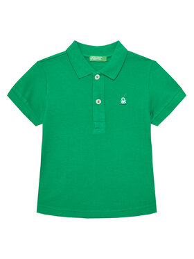 United Colors Of Benetton United Colors Of Benetton Polo särk 3089G3008 Roheline Regular Fit