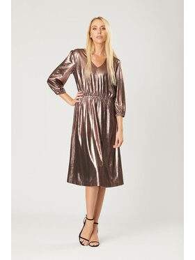 QUIOSQUE QUIOSQUE Sukienka codzienna SHINEXY DRESS Fioletowy Regular Fit