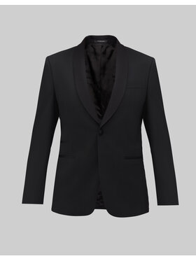 Borgio Borgio Marynarka pellizzano Czarny Slim Fit