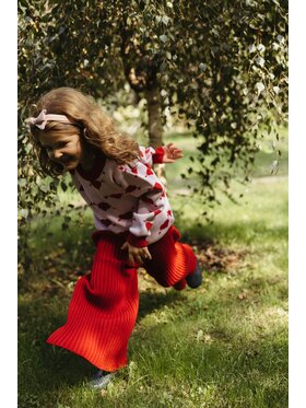 Kid story Kid story Spodnie outdoor SM_SH_1 Czerwony Oversize