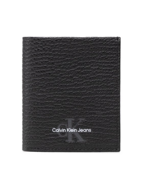 Calvin Klein Jeans Calvin Klein Jeans Portafoglio piccolo da uomo Mono Textured Small N/S Trifold K50K509499 Nero