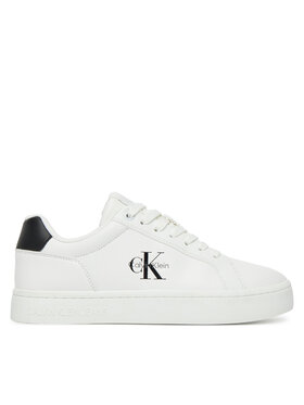 Calvin Klein Jeans Calvin Klein Jeans Sneakers Classic Cupsole Mono Lth Wn YW0YW01902 Bianco