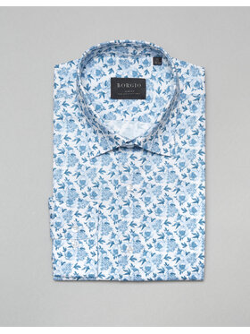 Borgio Borgio Koszula calimera Biały Slim Fit