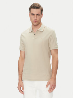 Calvin Klein Calvin Klein Polo LV04LC239G Beżowy Regular Fit