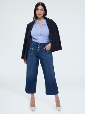 Fiorella Rubino Fiorella Rubino Jeans P459T005148N024 Blu Cropp Fit