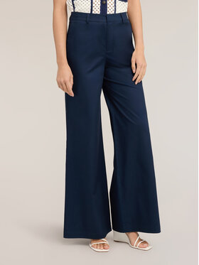 Motivi Motivi Spodnie materiałowe P02RQ004659N034 Niebieski Flare Fit