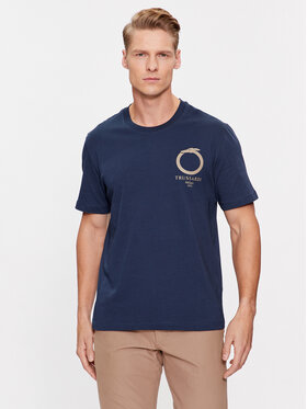 Trussardi Trussardi Tričko 52T00771 Tmavomodrá Regular Fit