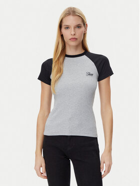 Guess Guess T-Shirt W5GP61 KA0H1 Szary Regular Fit