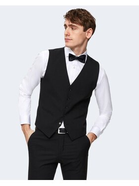 Selected Homme Selected Homme Abito completo MYLOLOGAN BLACK WAISTCOAT B NOOS Nero Slim Fit