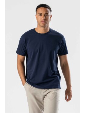 TeeShoppen TeeShoppen T-Shirt 'Basic Collection' Granatowy Regular Fit