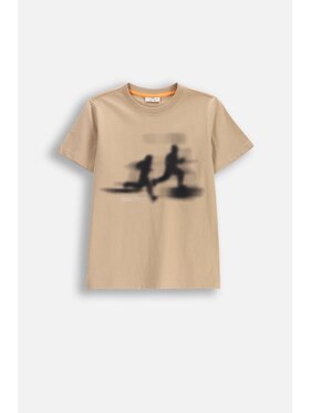 Coccodrillo Coccodrillo T-Shirt WC6143201IBJ-002 Beżowy Regular Fit