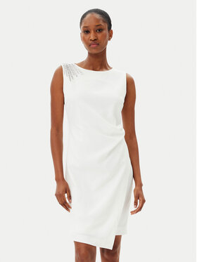 ARTIGLI ARTIGLI Rochie cocktail ACAB000805 Alb Regular Fit
